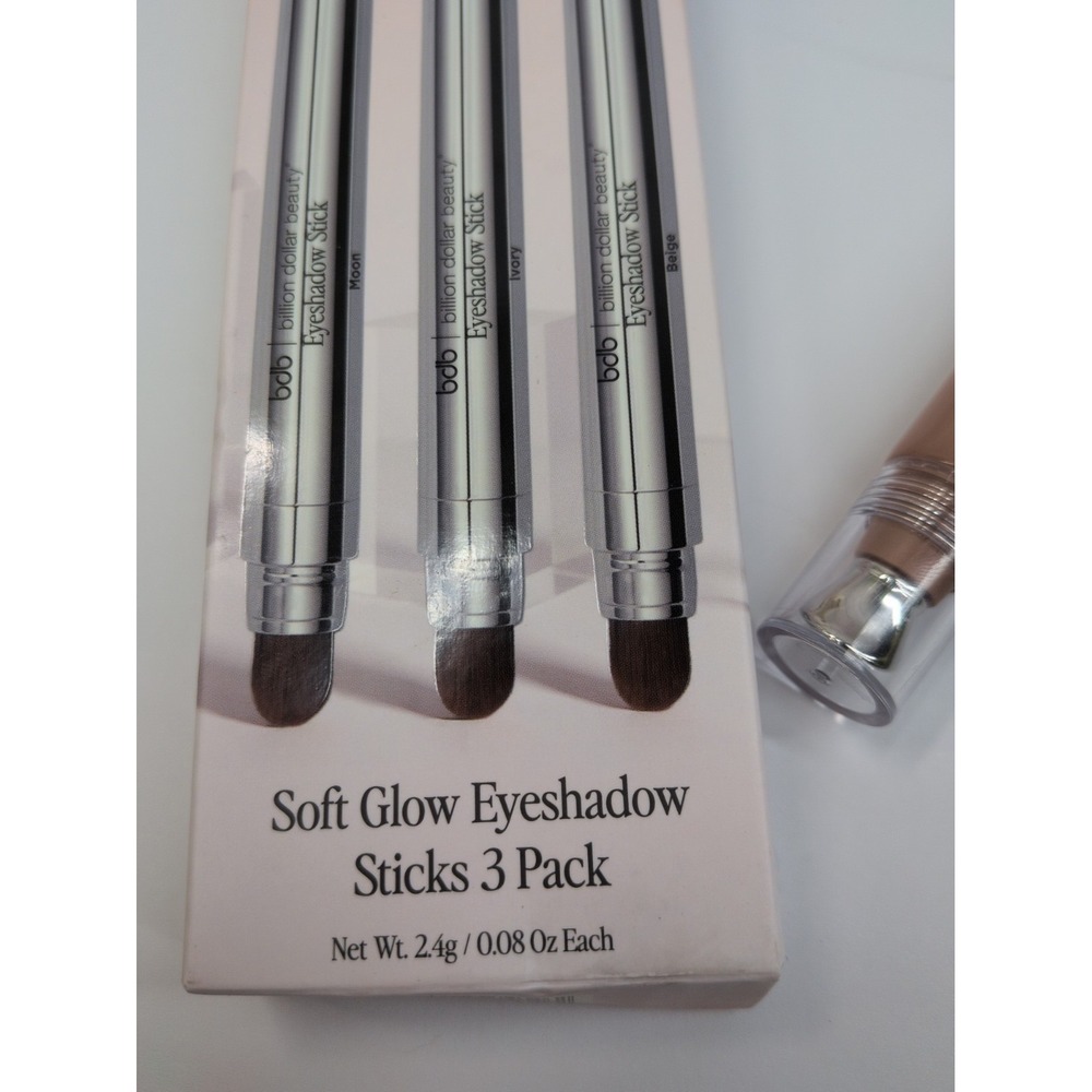 NEW LOT3😍bdb Billion Dollar Beauty Soft Glow Eyeshadow Plumping Gloss Cream Duo - Picture 4 of 7